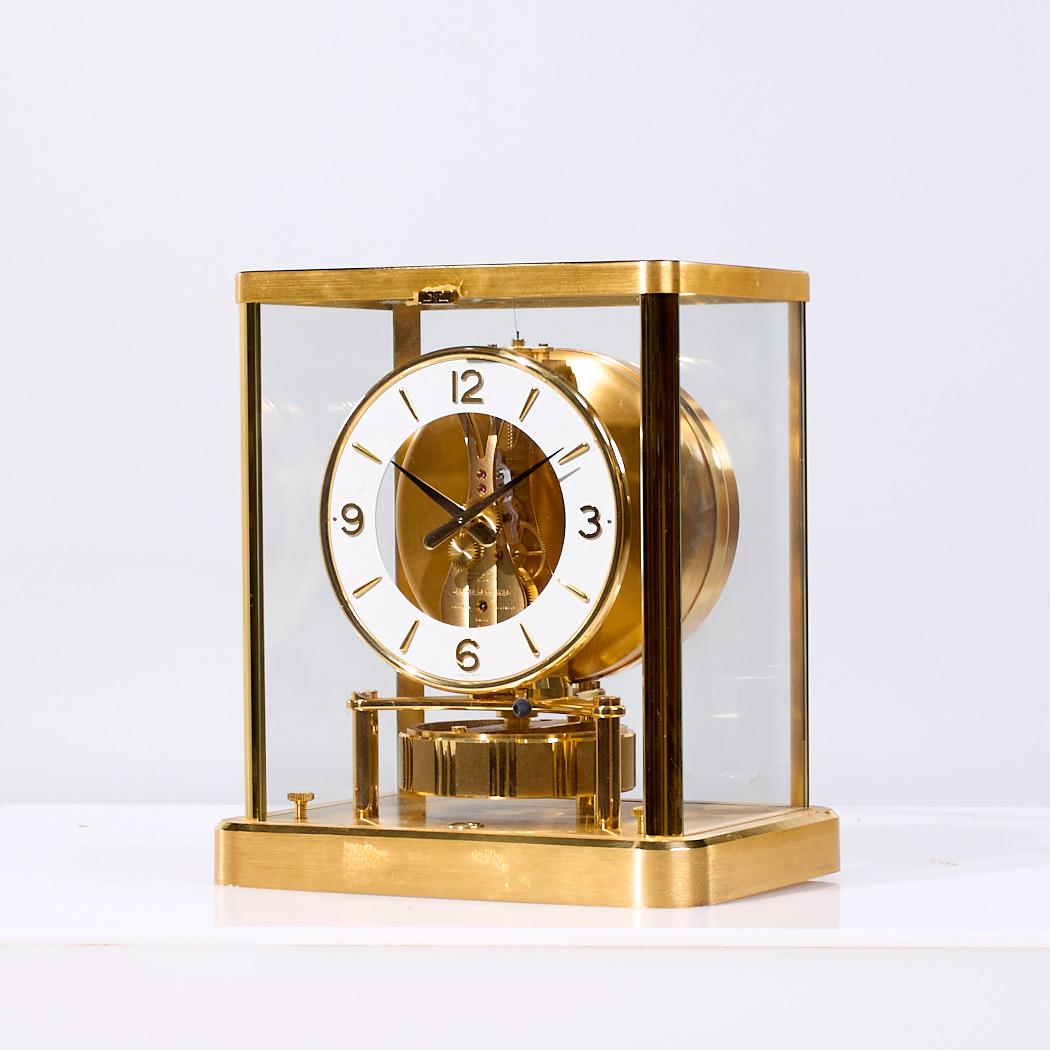 Modern Jaeger LeCoultre Atmos Brass Clock For Sale