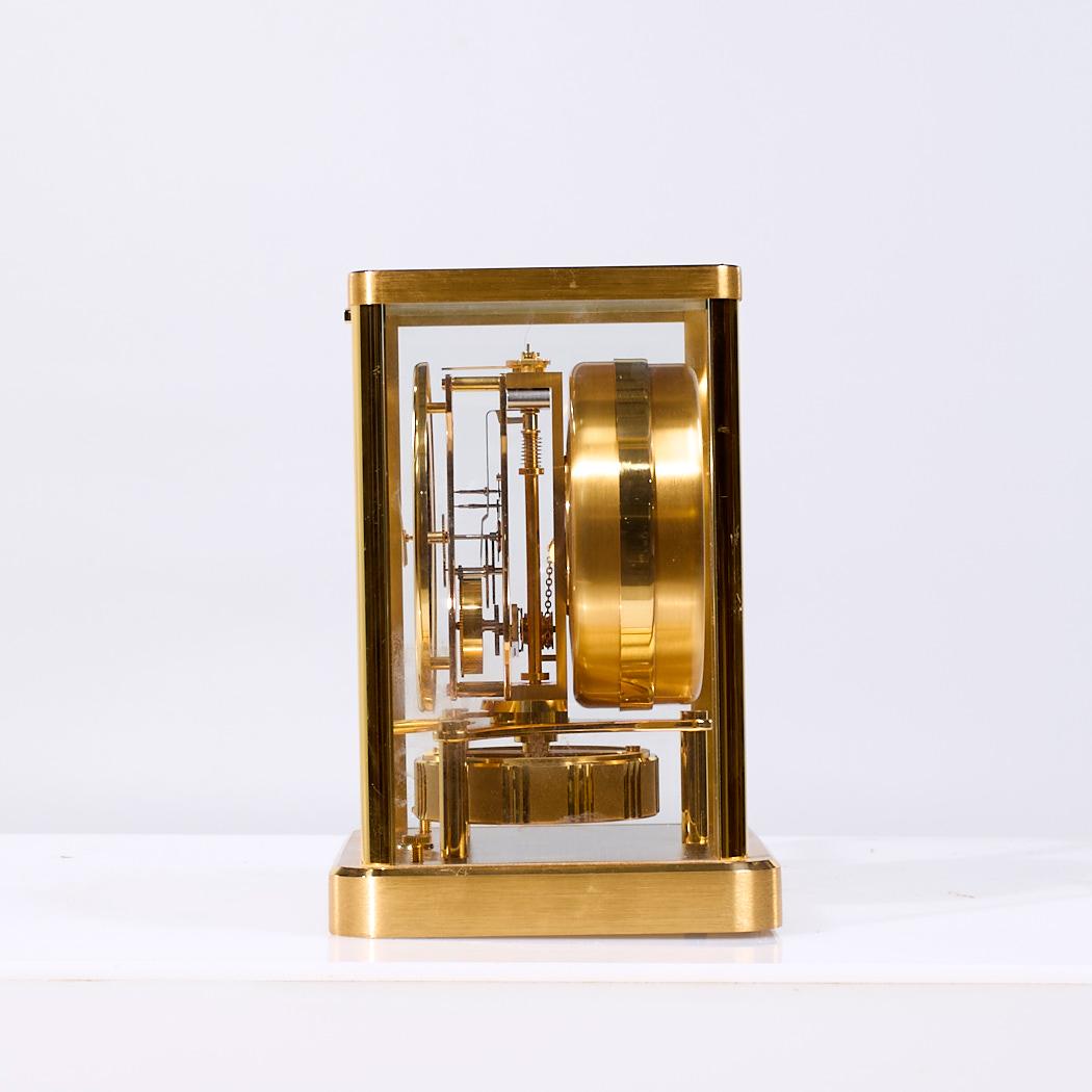 Swiss Jaeger LeCoultre Atmos Brass Clock For Sale