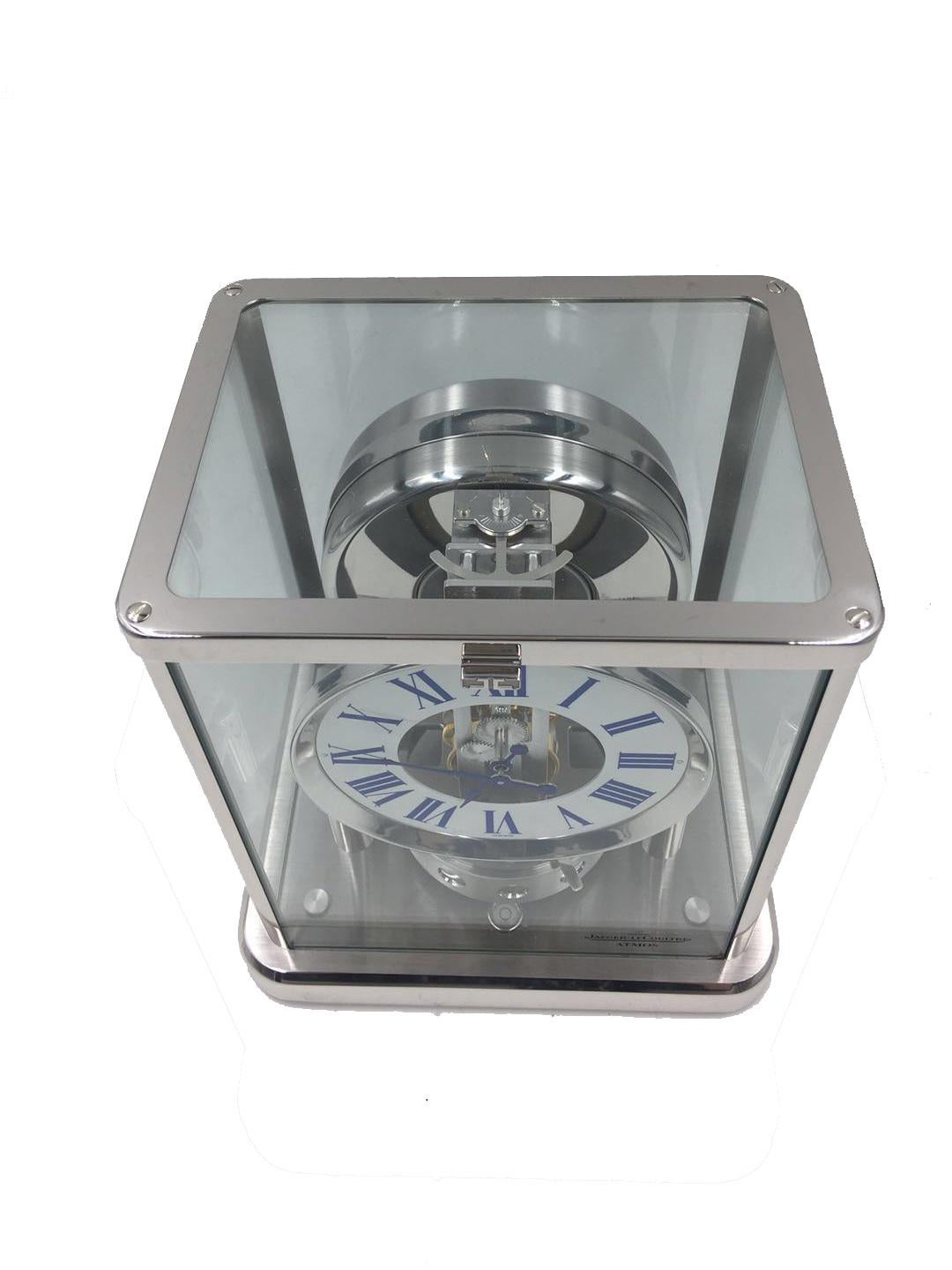 Women's or Men's Jaeger-LeCoultre Atmos Classique Phases De Lune Desk Clock For Sale