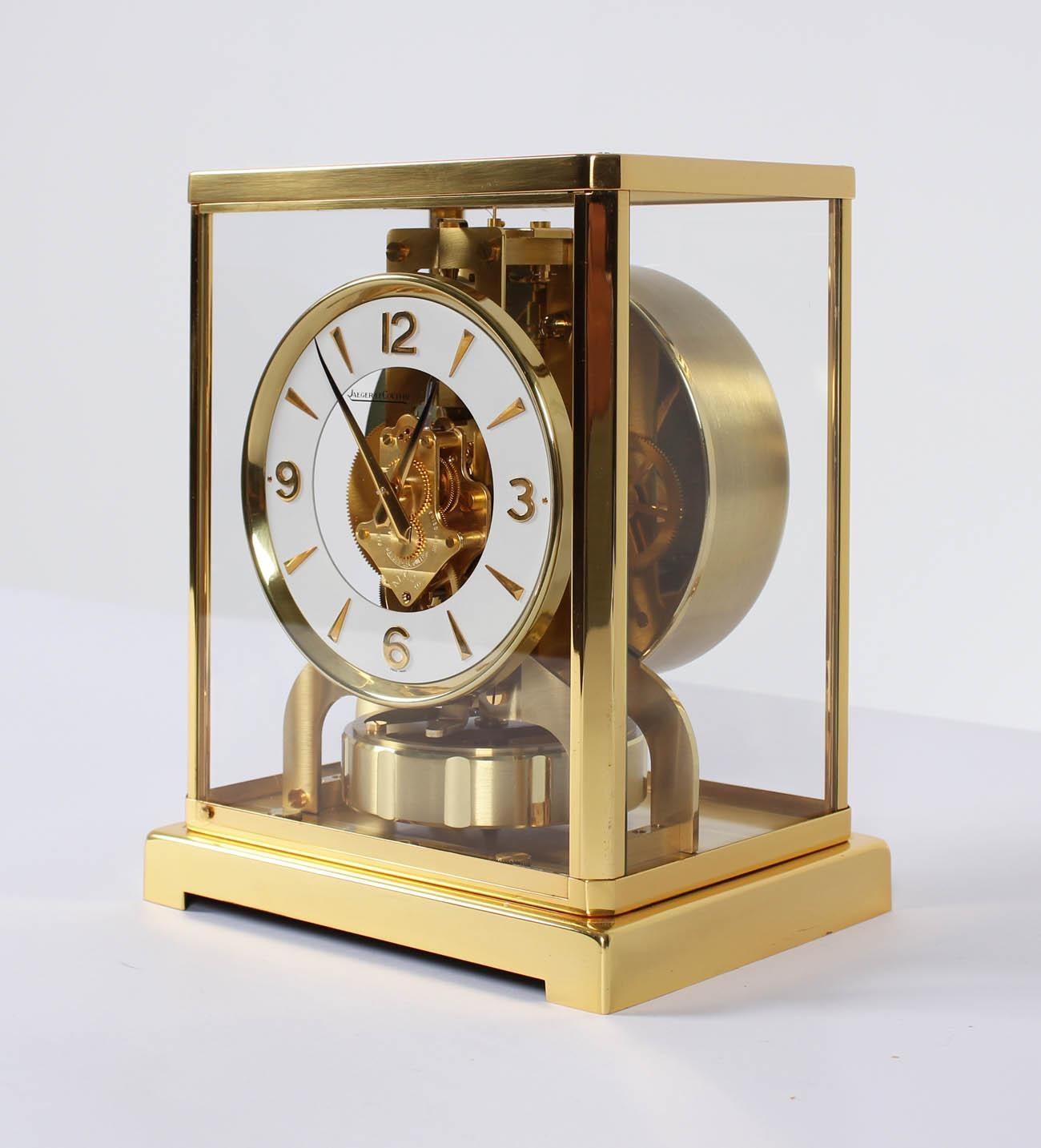 Swiss Jaeger-LeCoultre Atmos Clock, Cal. 526 Classic, Midcentury, 1966