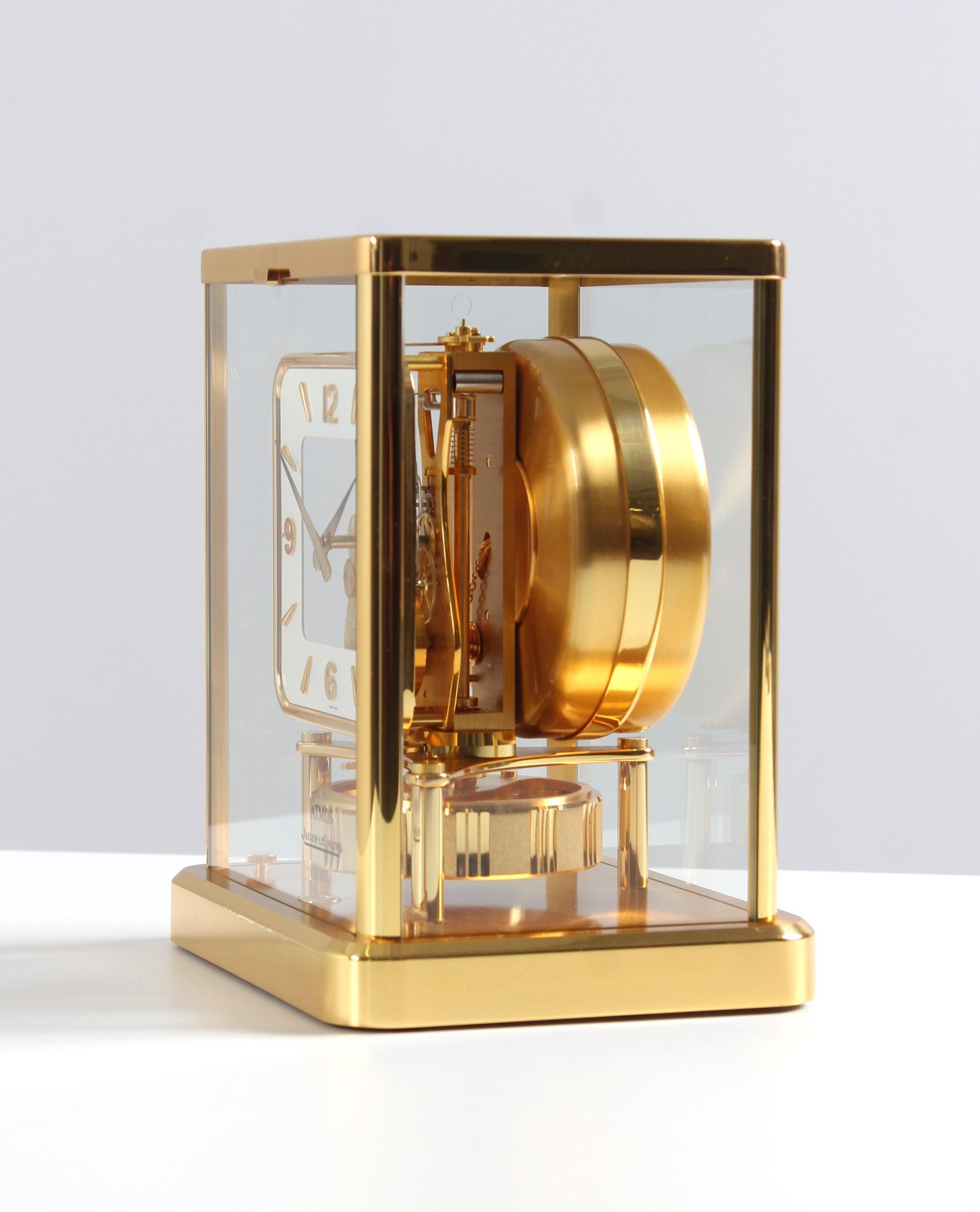 Brass Jaeger LeCoultre, Atmos Clock, Calibre 540 from 1989
