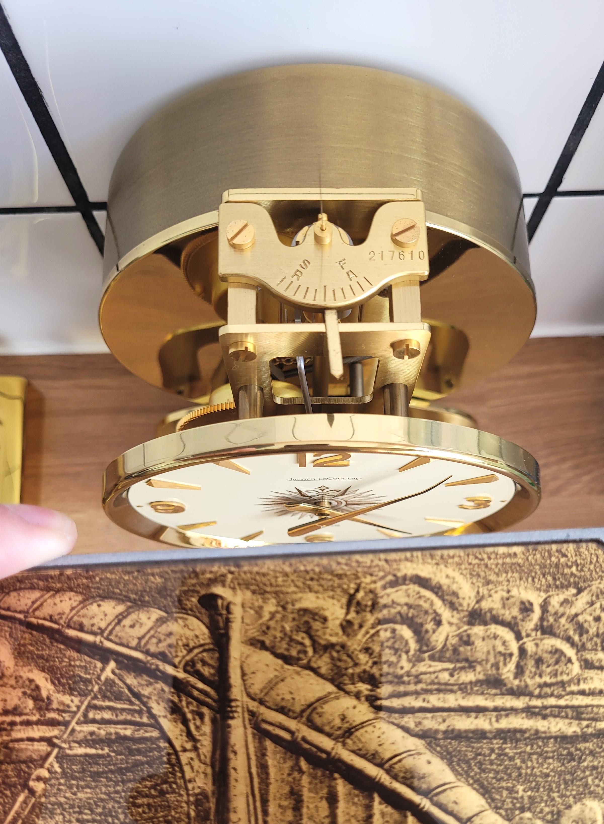 Jaeger LeCoultre, Atmos Clock, Feuille D'Or, Caravelle, Swiss Made in 1966 5