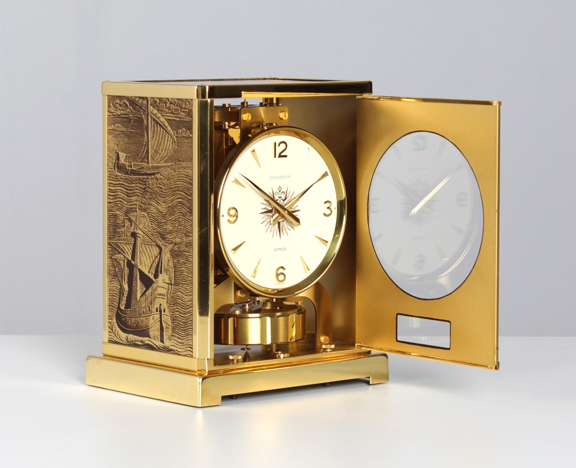 Jaeger LeCoultre, Atmos Clock, Feuille D'Or, Caravelle, Swiss Made in 1966 6