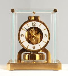 Jaeger LeCoultre, Atmos Clock for Hermès, Full Set with Box and Papers, 1959