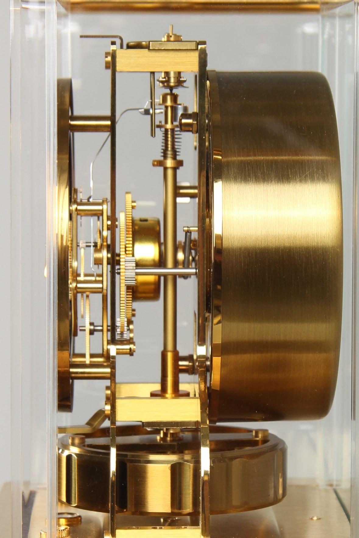 Jaeger-LeCoultre, pendule Atmos pour Hermès, ensemble complet avec boîte et papiers, 1959 Bon état à Greven, DE