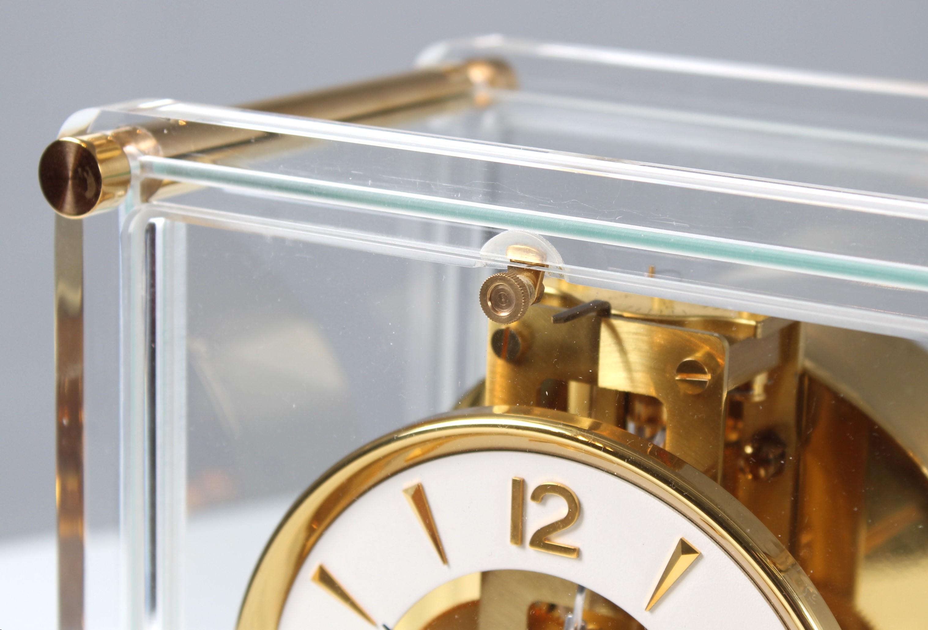 Brass Jaeger LeCoultre, Atmos Clock from 1958, Swiss Made