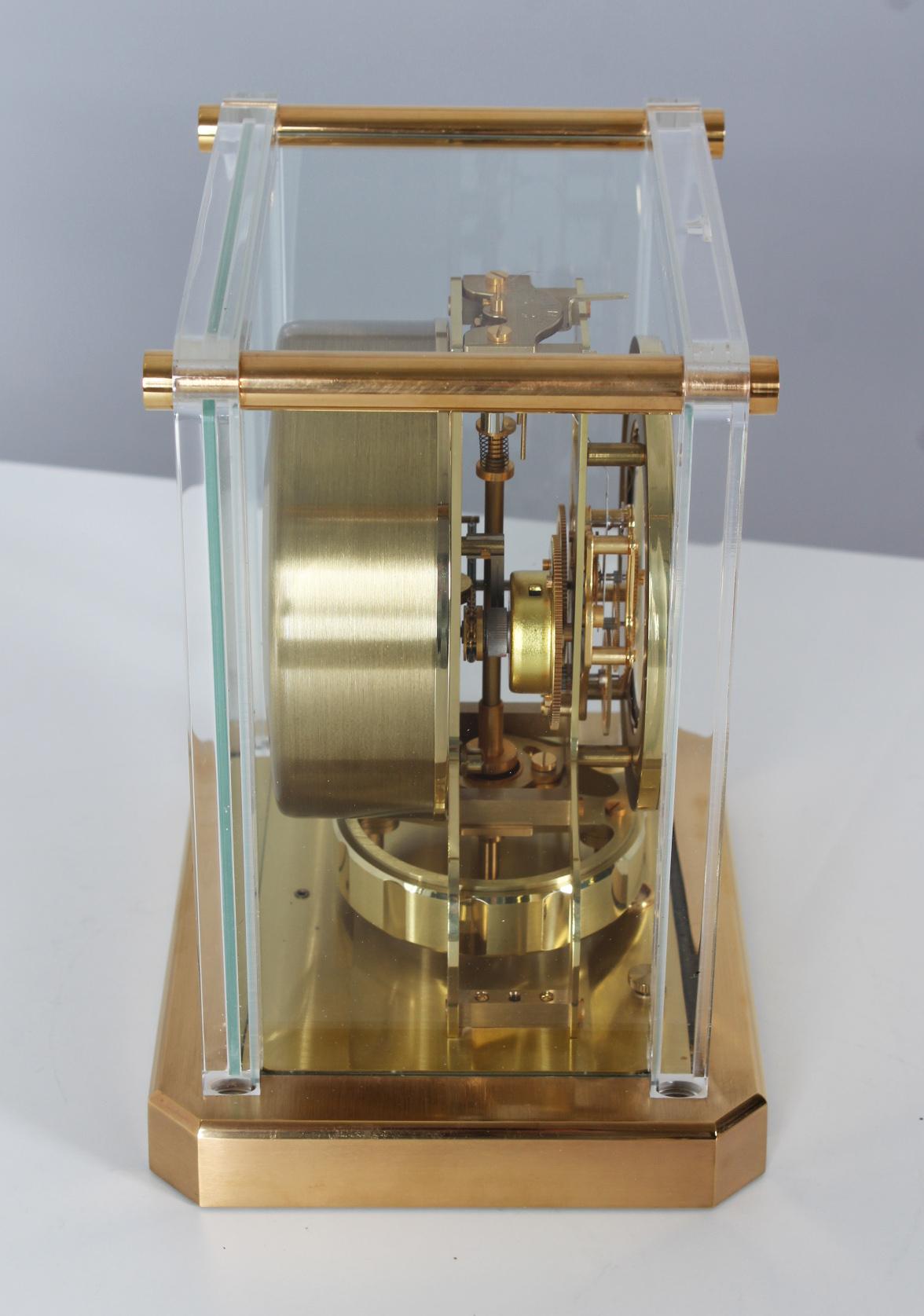 Laiton Horloge Atmos de Jaeger LeCoultre, 1963, avec boîte d'origine