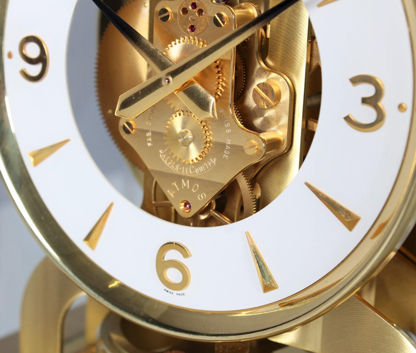 Suisse Horloge Atmos de Jaeger LeCoultre, 1963, avec boîte d'origine