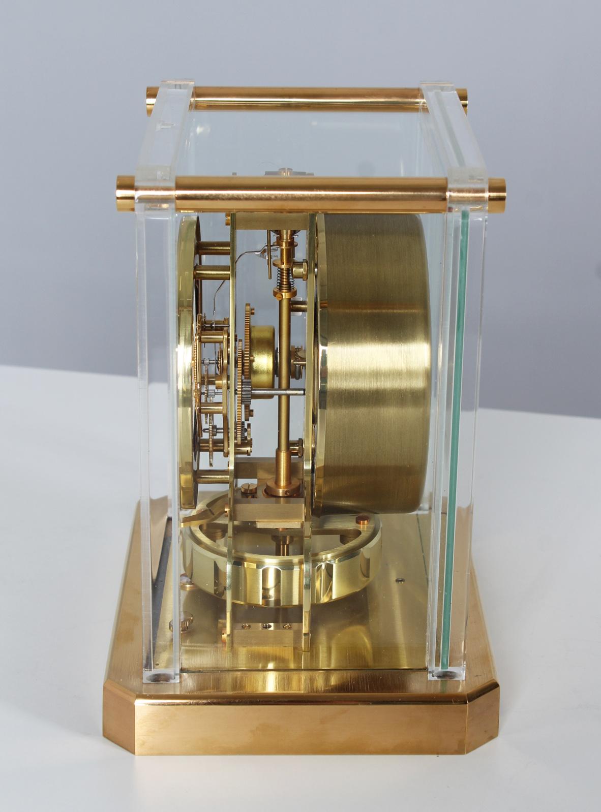 Milieu du XXe siècle Horloge Atmos de Jaeger LeCoultre, 1963, avec boîte d'origine