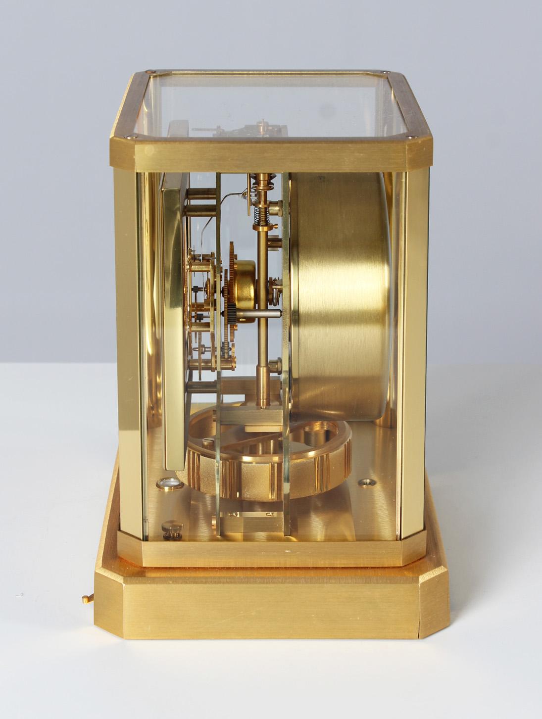 Late 20th Century Jaeger LeCoultre, Atmos Clock from 1970, Square Dial