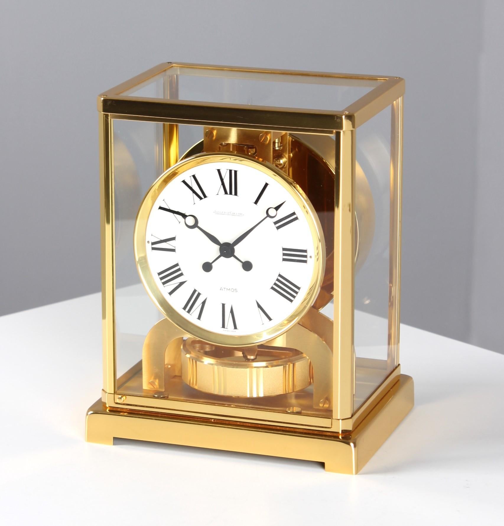 Late 20th Century Jaeger LeCoultre, Atmos Clock From 1980 With Full Dial