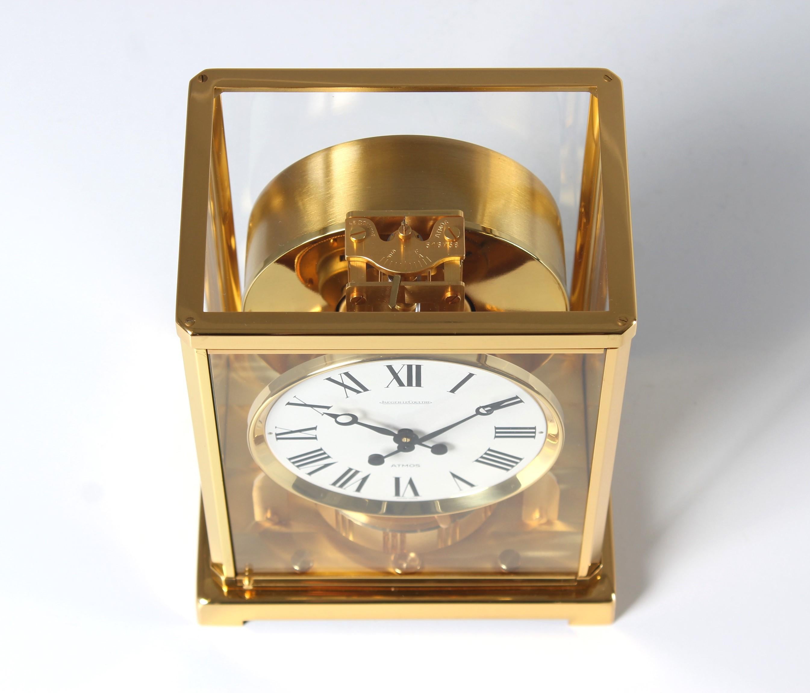 Jaeger LeCoultre, Atmos Clock From 1980 With Full Dial For Sale 1