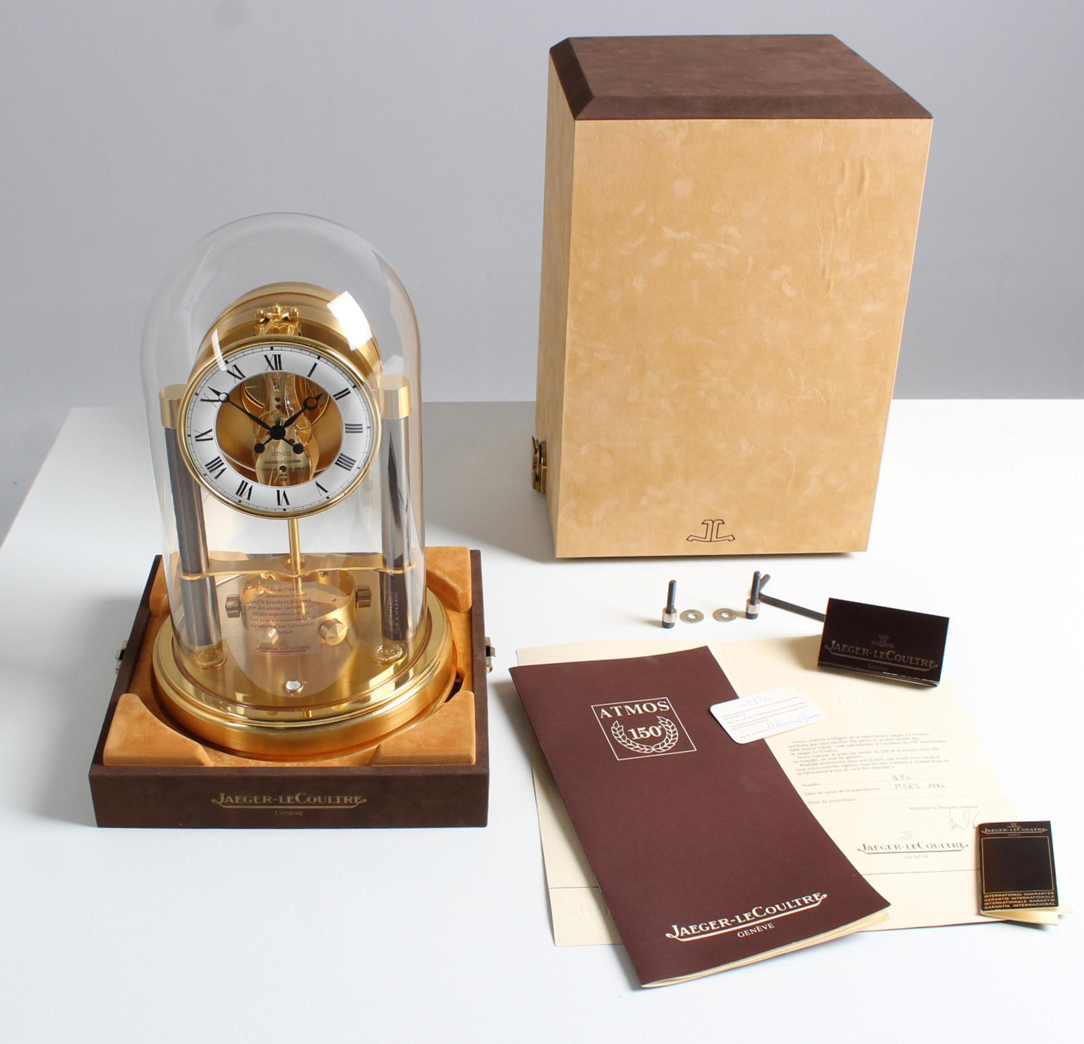 Jaeger LeCoultre, Atmos Clock FULL SET, 150th Anniversary, Manufactured in 1983 6