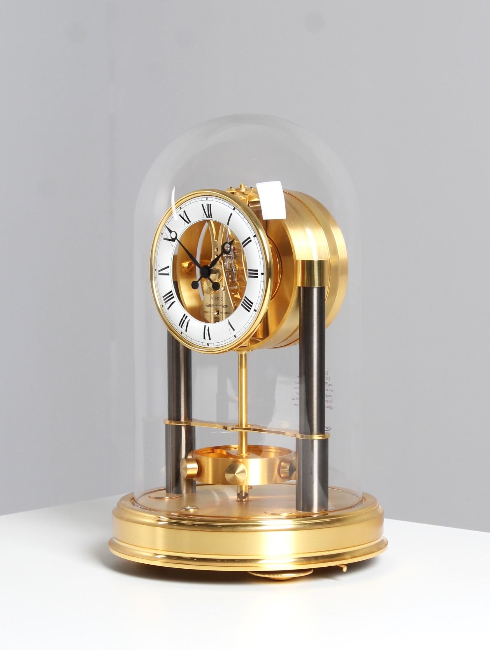 Brass Jaeger LeCoultre, Atmos Clock FULL SET, 150th Anniversary, Manufactured in 1983