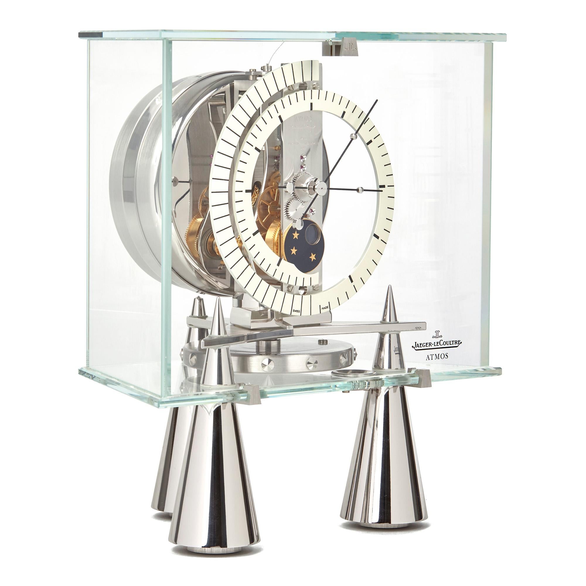 Jaeger-LeCoultre Atmos Clock Glass 3000 Desk Clock at 1stDibs | jaeger ...