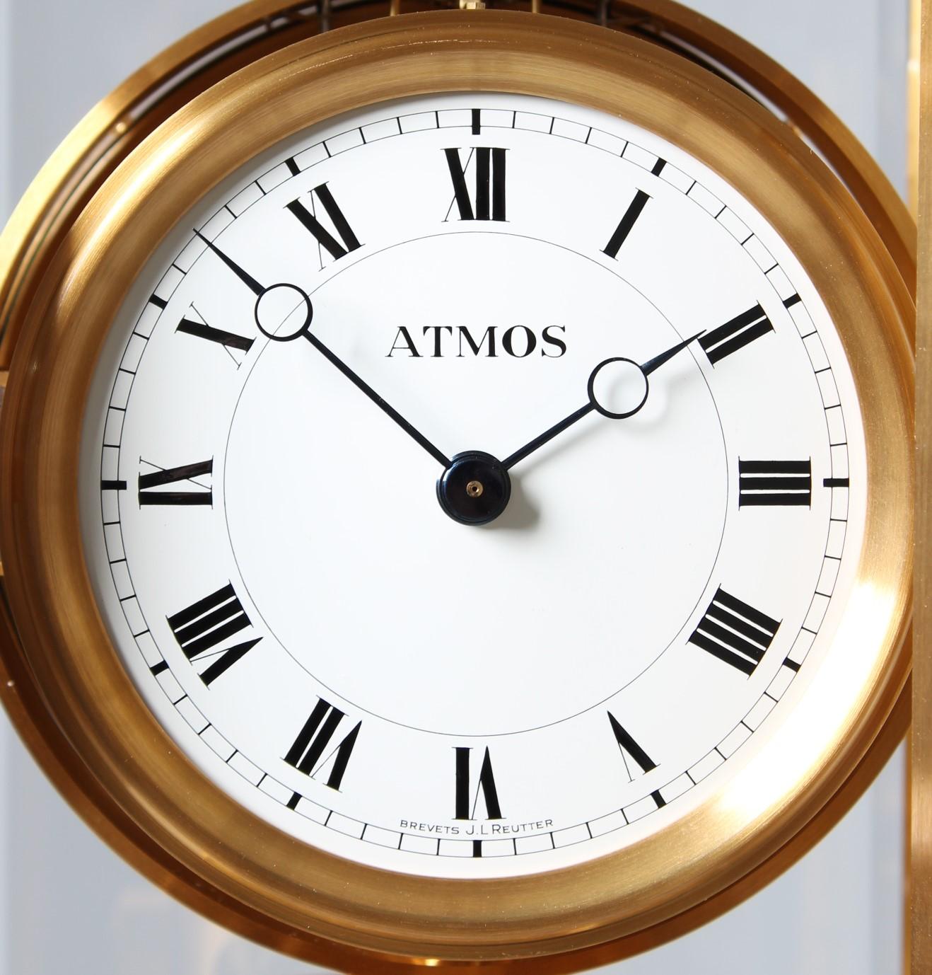 Mid-Century Modern Jaeger LeCoultre, Atmos Clock, Jubilé, manufactured in 1979 For Sale