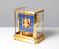 Jaeger LeCoultre Atmos-Uhr, Lapislazuli-Blaues Zifferblatt, Kal. 528, Jahr 1979