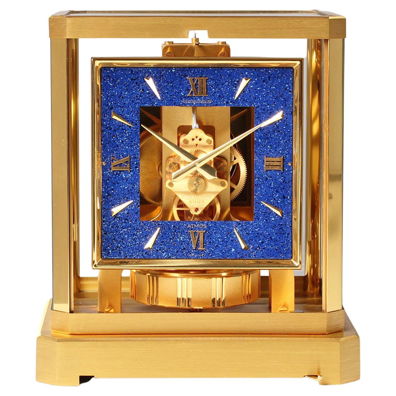 Jaeger LeCoultre Atmos Clock, Lapislazuli Blue Dial, Kal. 528, Year 1979