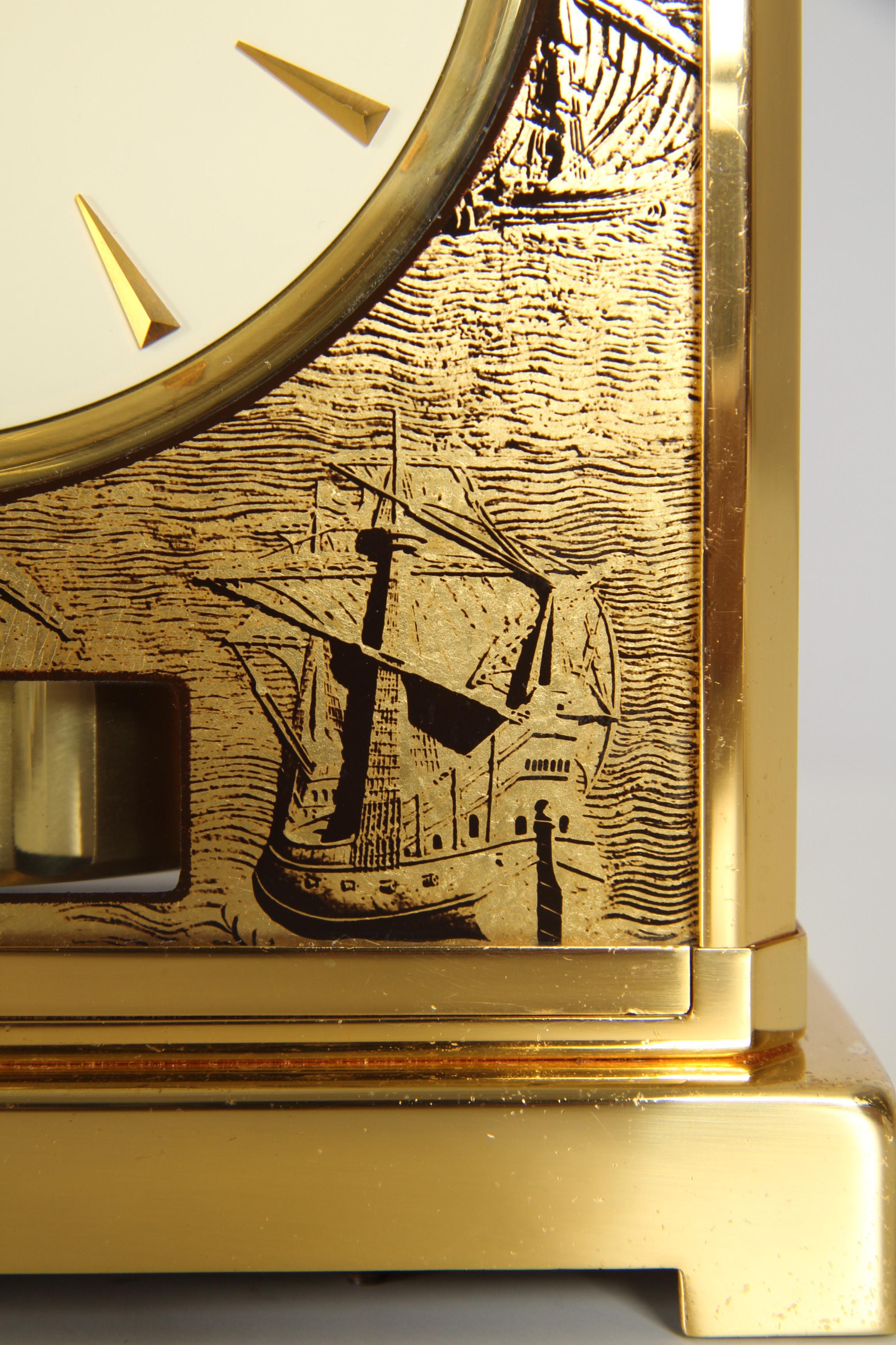 Mid-Century Modern Jaeger LeCoultre, Atmos Clock, Model 