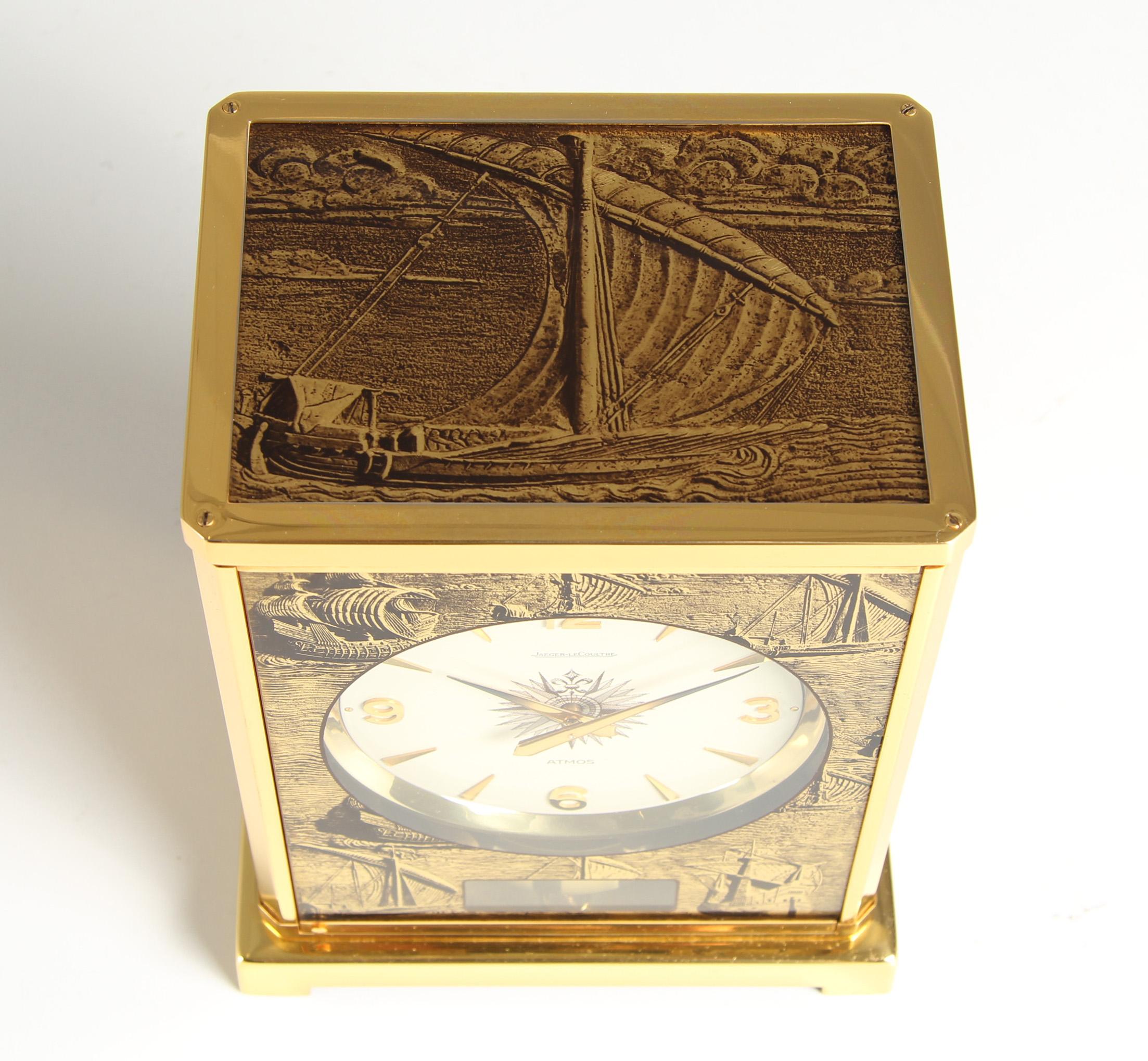 Painted Jaeger LeCoultre, Atmos Clock, Model 