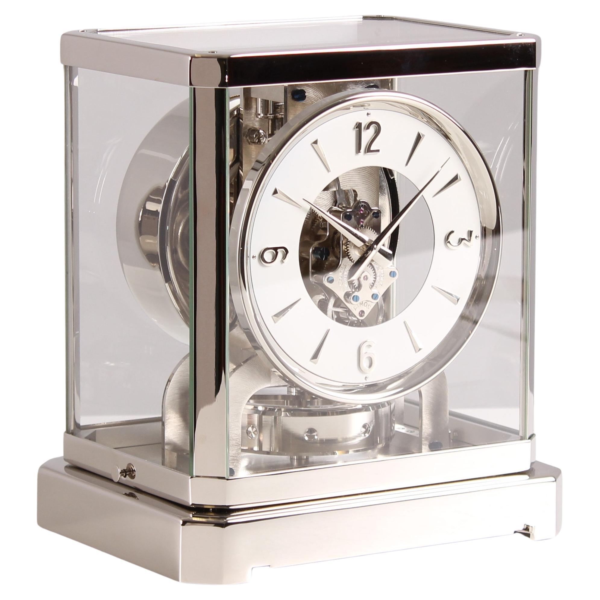 Jaeger LeCoultre, Atmos Clock, Nickel Plated, Manufactured 1950 For Sale