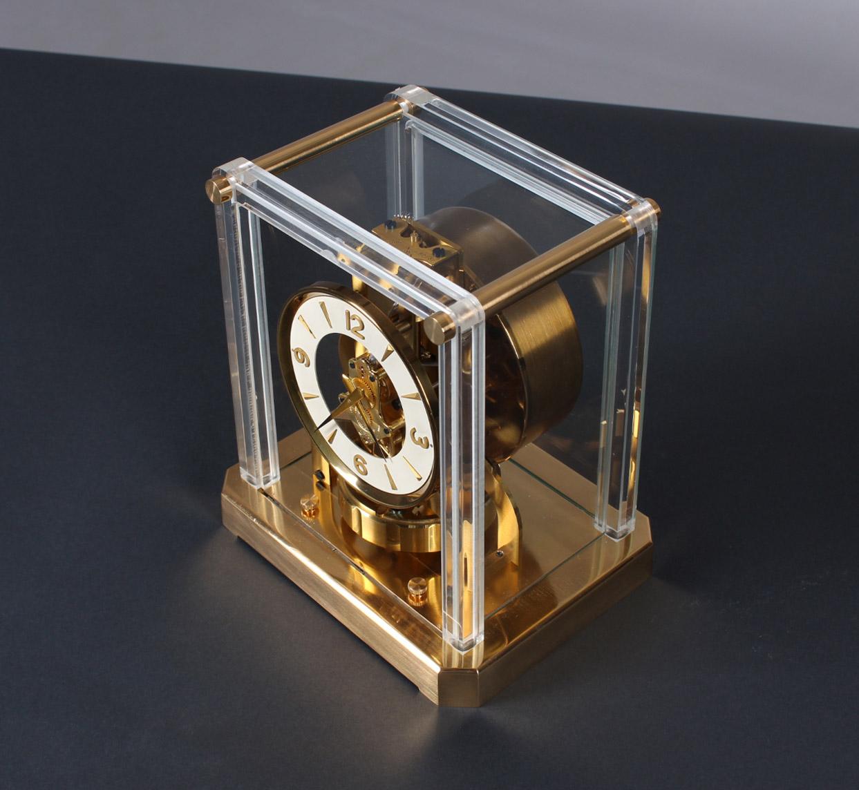 Swiss Jaeger-LeCoultre Atmos Clock, Plexi, circa 1956