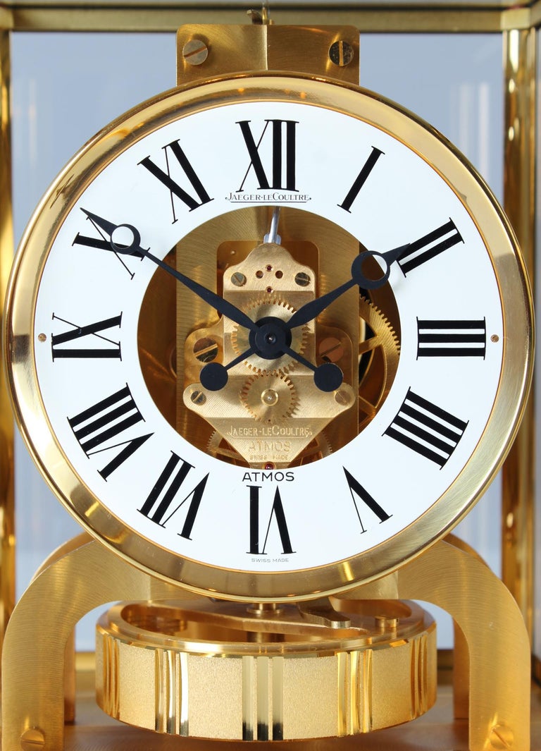 Jaeger LeCoultre, Atmos Clock, Roman Numerals, 1978 For Sale at 1stDibs