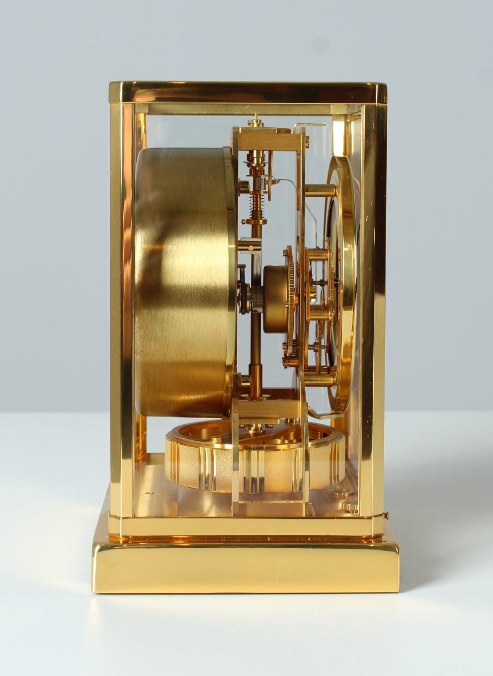 Mid-Century Modern Jaeger LeCoultre, Atmos Clock, Roman Numerals, 1978