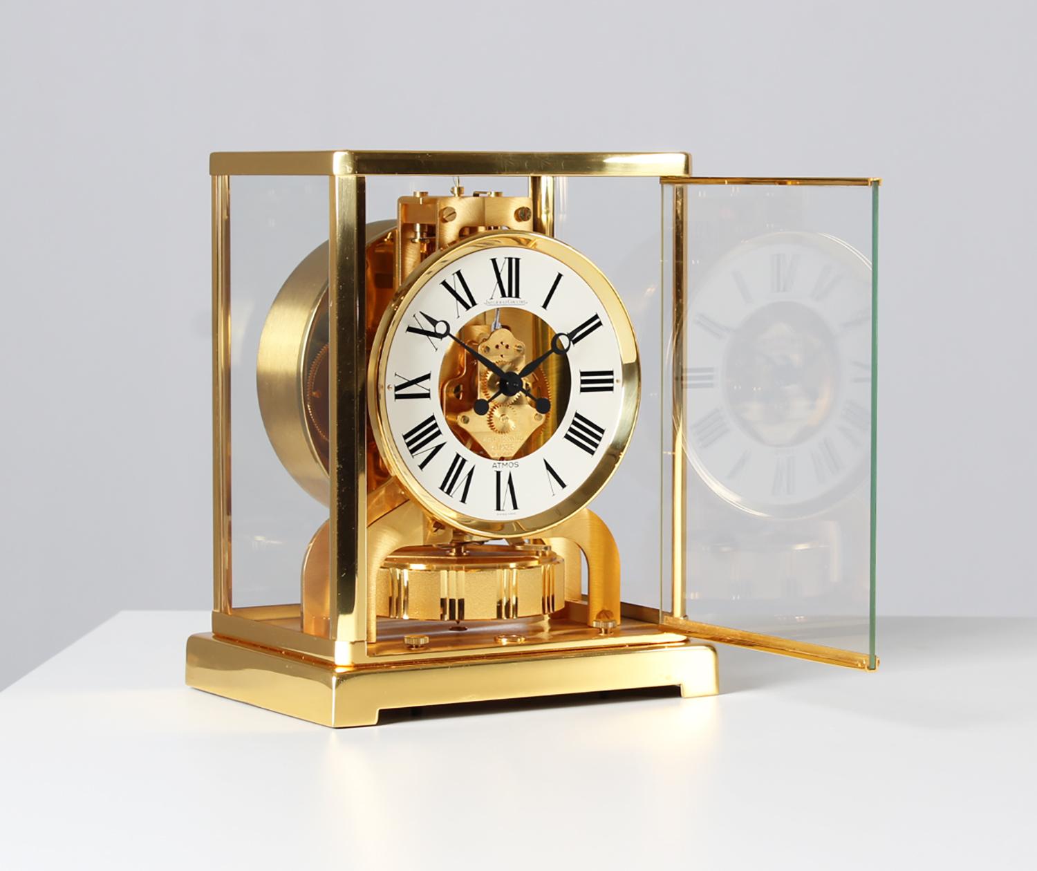Late 20th Century Jaeger LeCoultre, Atmos Clock, Roman Numerals, 1978