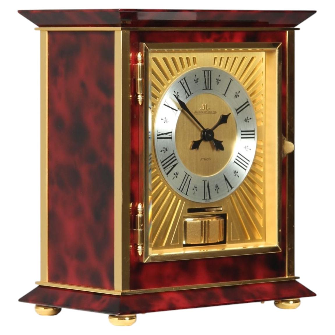 Jaeger LeCoultre - Atmos Clock Royale in Red Flamed Case, Switzerland 1977 For Sale