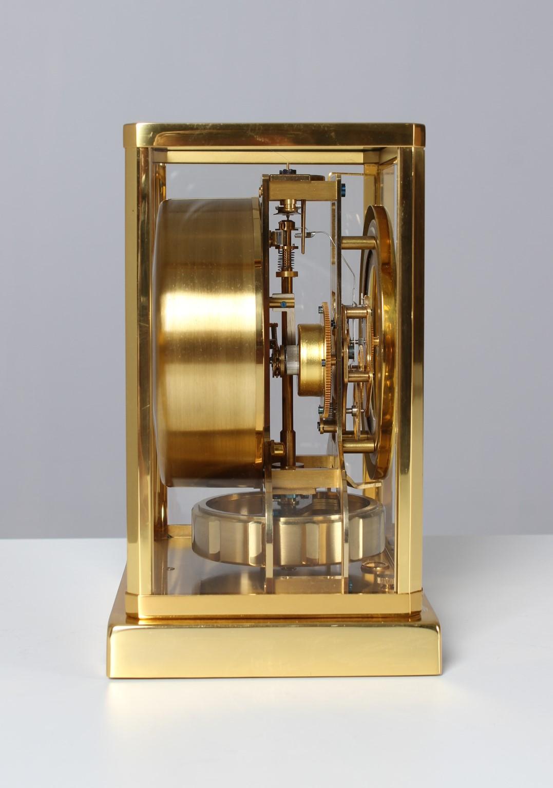 Brass Jaeger LeCoultre, Atmos Clock v Classique from 1955