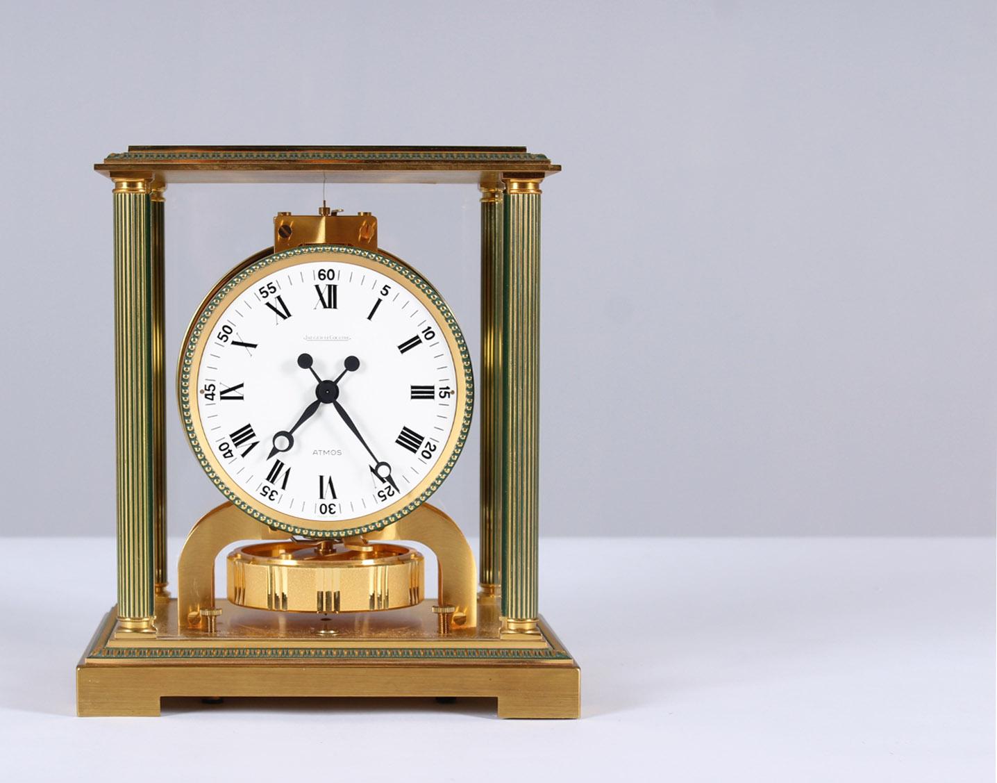 Swiss Jaeger-LeCoultre Atmos Clock, Vendome, circa 1979