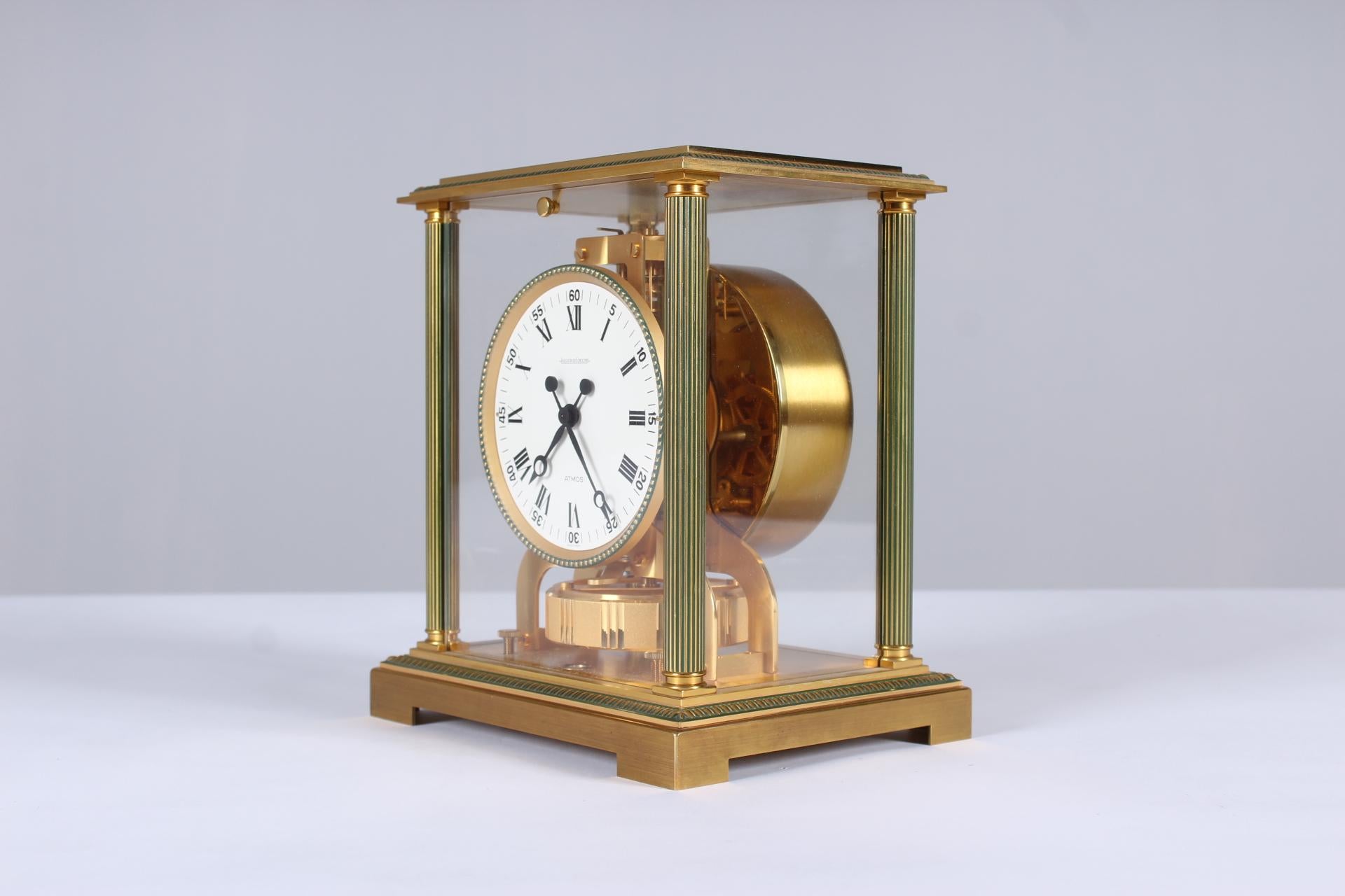 Brass Jaeger-LeCoultre Atmos Clock, Vendome, circa 1979
