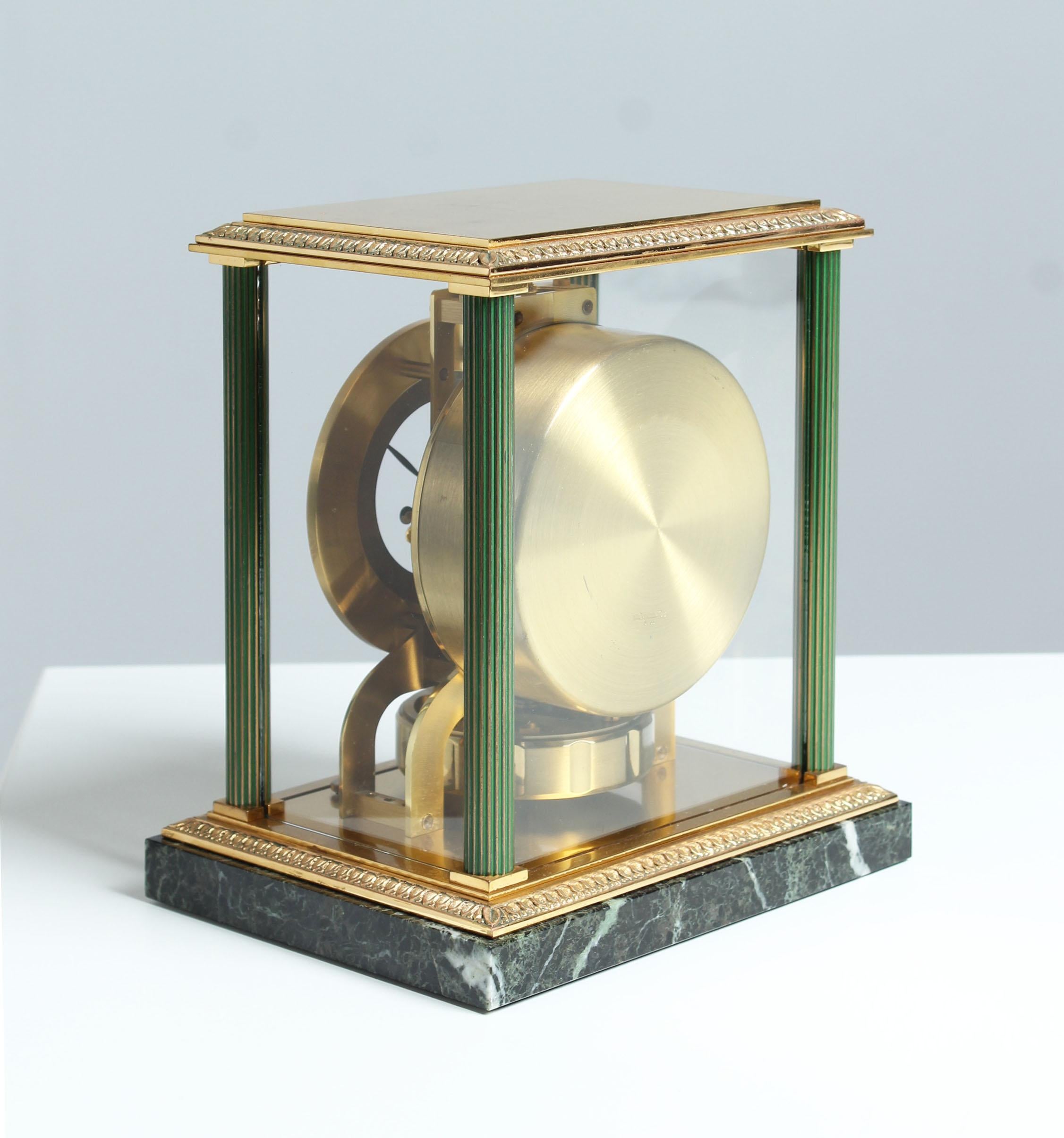 Milieu du XXe siècle Horloge Atmos de Jaeger LeCoultre, Vendome de 1962 en vente