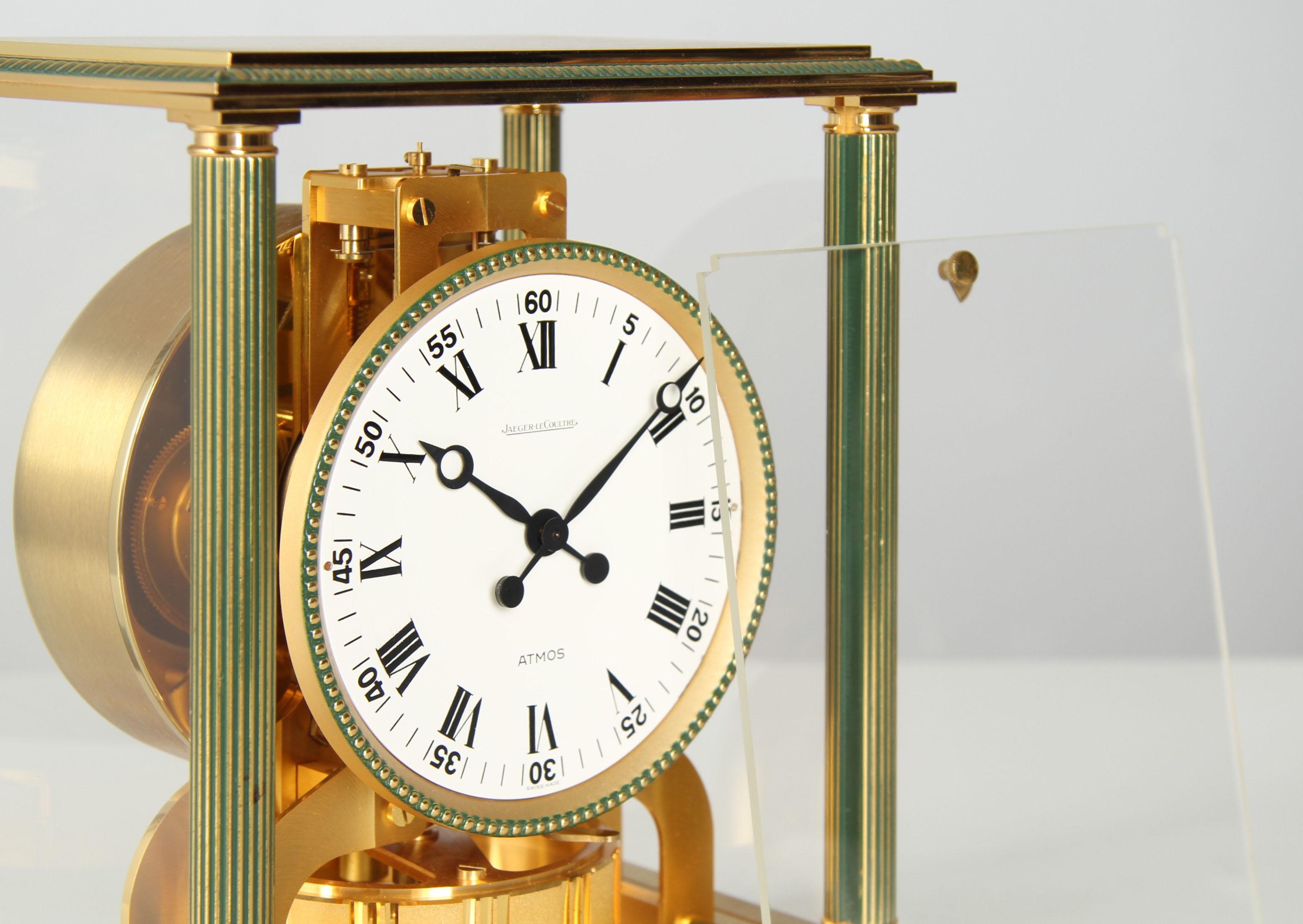 Mid-Century Modern Jaeger LeCoultre, Atmos Clock, Vendome from 1978 For Sale