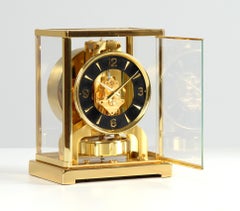 Jaeger LeCoultre, Atmos Clock with Black Dial in Original Box