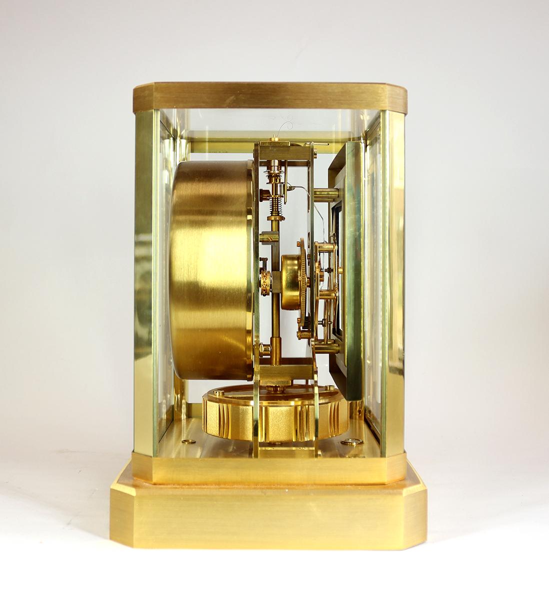 Mid-Century Modern Jaeger LeCoultre Atmos clock with Original Bracket