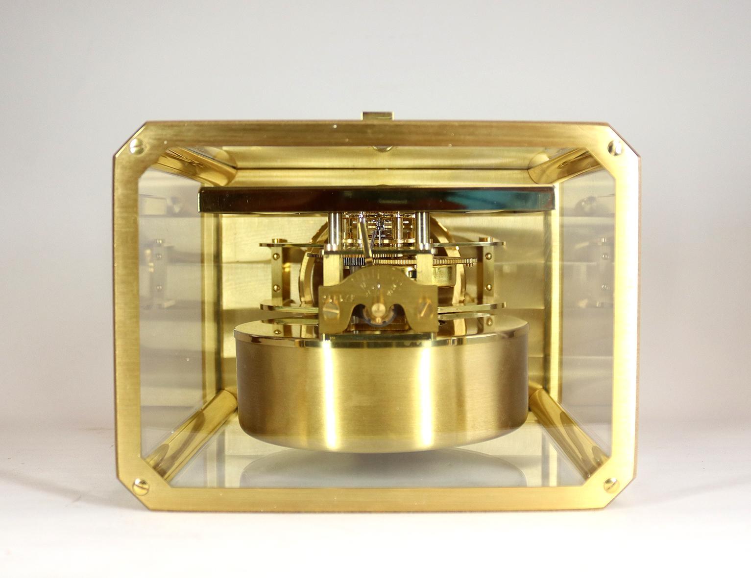Swiss Jaeger LeCoultre Atmos clock with Original Bracket