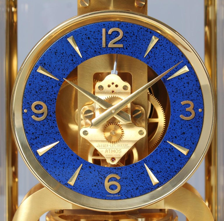 Jaeger Lecoultre, Atmos Clock with Rare Blue Dial, Lapislazuli Dial