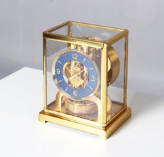 Jaeger Lecoultre, Atmos Clock with Rare Blue Dial, Lapislazuli Dial, 1970s