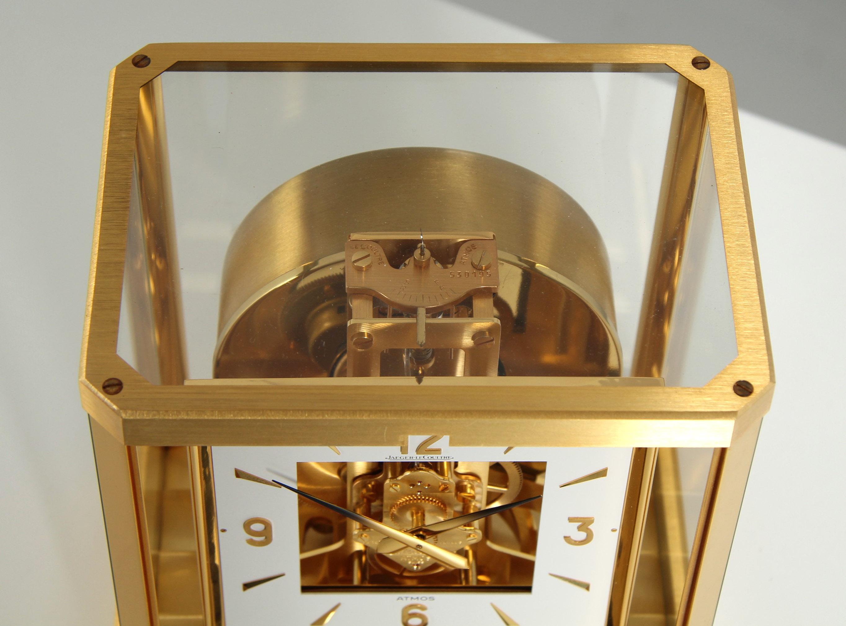 Jaeger LeCoultre - Atmos Clock with Square Dial, Year of Manufacture: 1980 For Sale 1