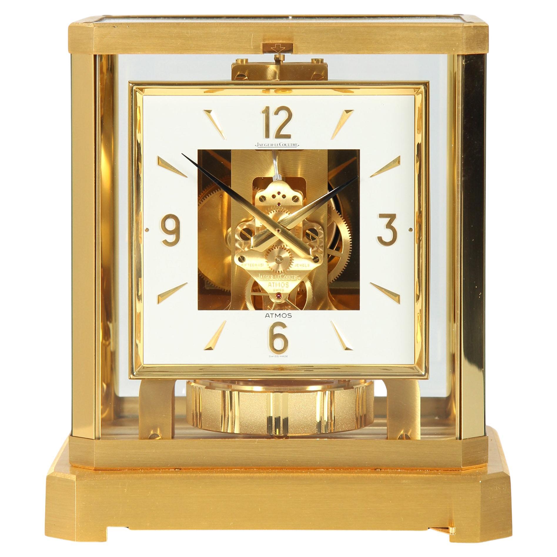 Jaeger LeCoultre - Atmos Clock with Square Dial, Year of Manufacture: 1980 For Sale