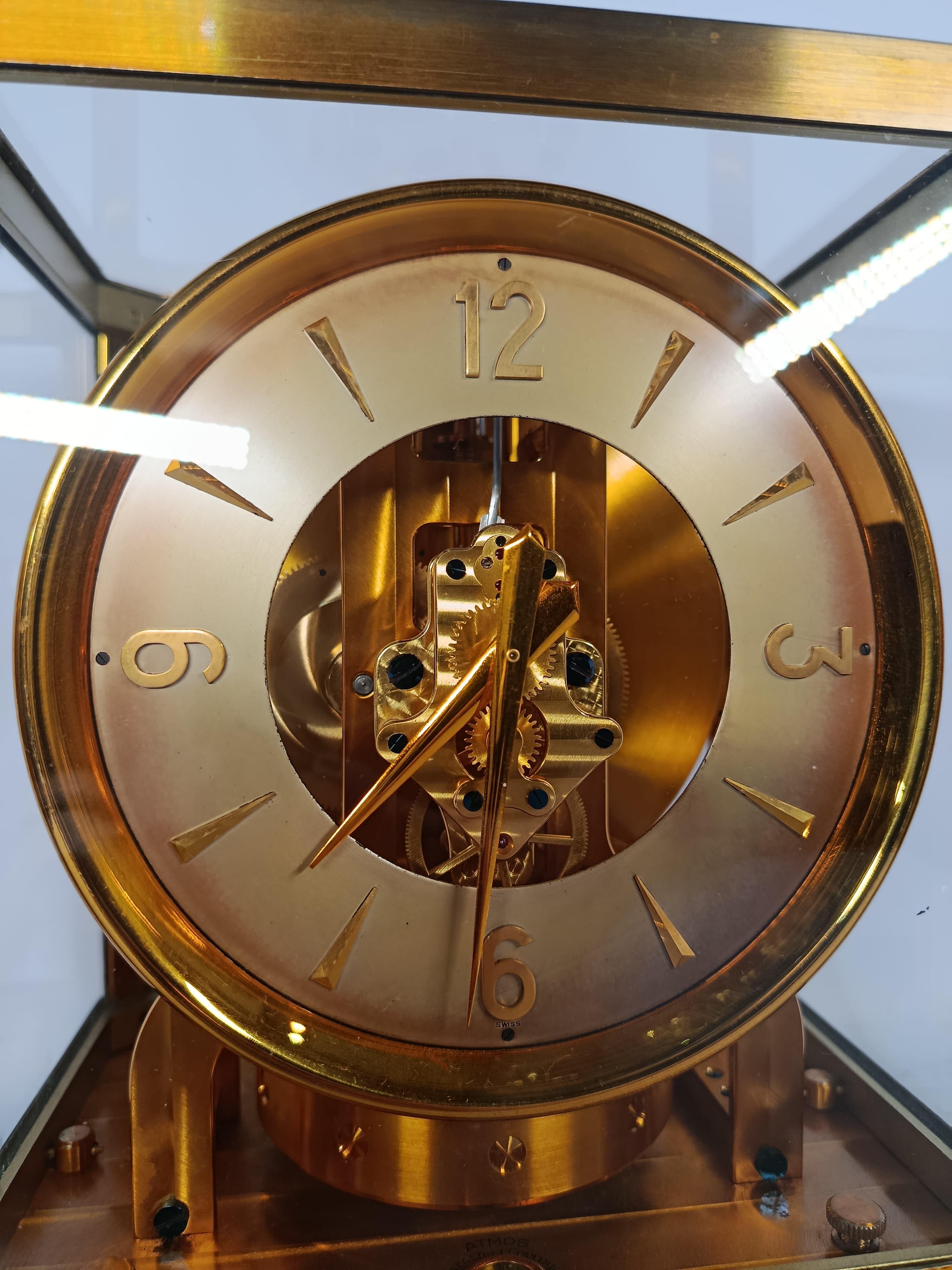Jaeger-LeCoultre Atmos III Mid Century Swiss Clock Caliber 526 For Sale 1