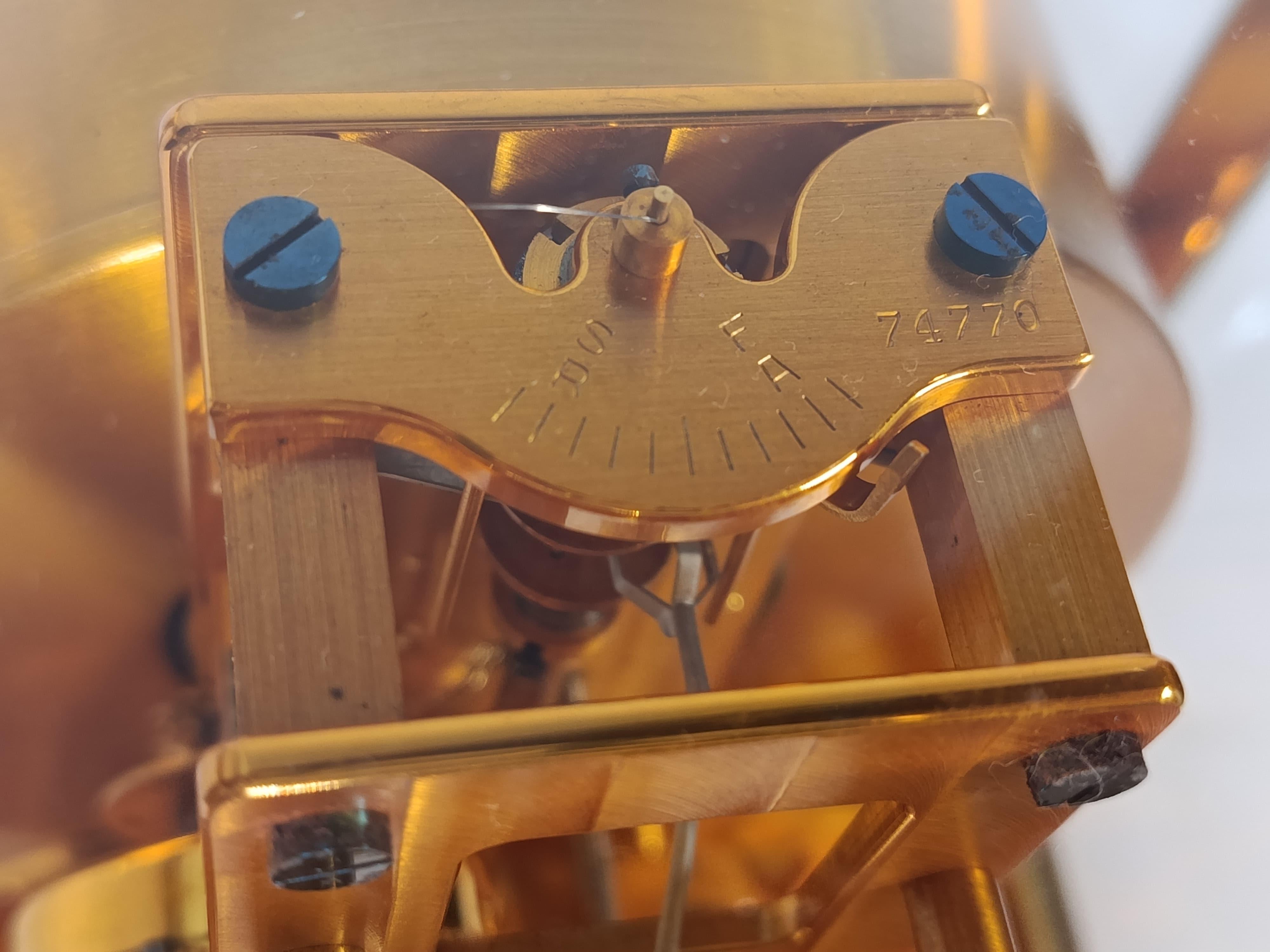 Jaeger-LeCoultre Atmos III Mid Century Swiss Clock Caliber 526 For Sale 2