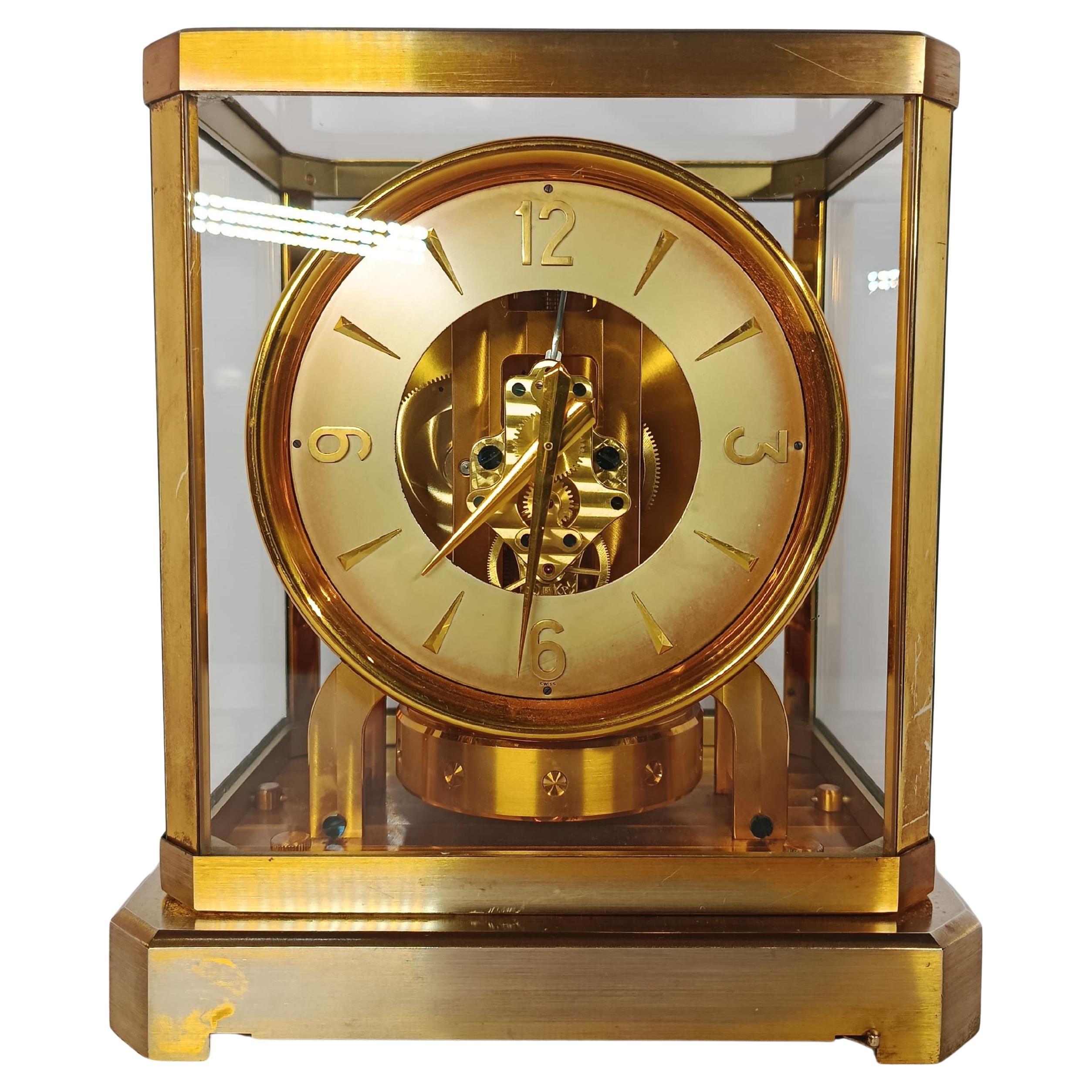 Jaeger-LeCoultre Atmos III Mid Century Swiss Clock Caliber 526 For Sale