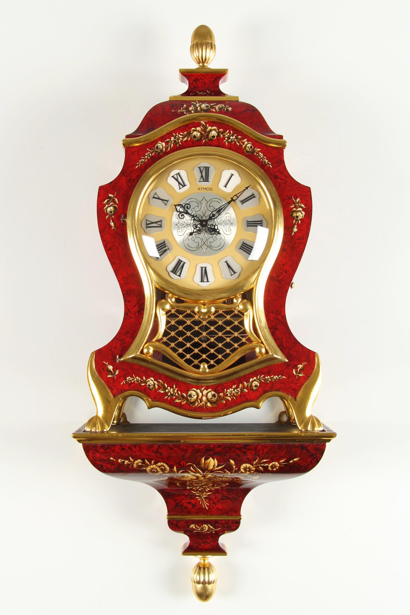 Jaeger LeCoultre, Atmos Neuchateloise with Wall Console, Switzerland, 1965 For Sale 5