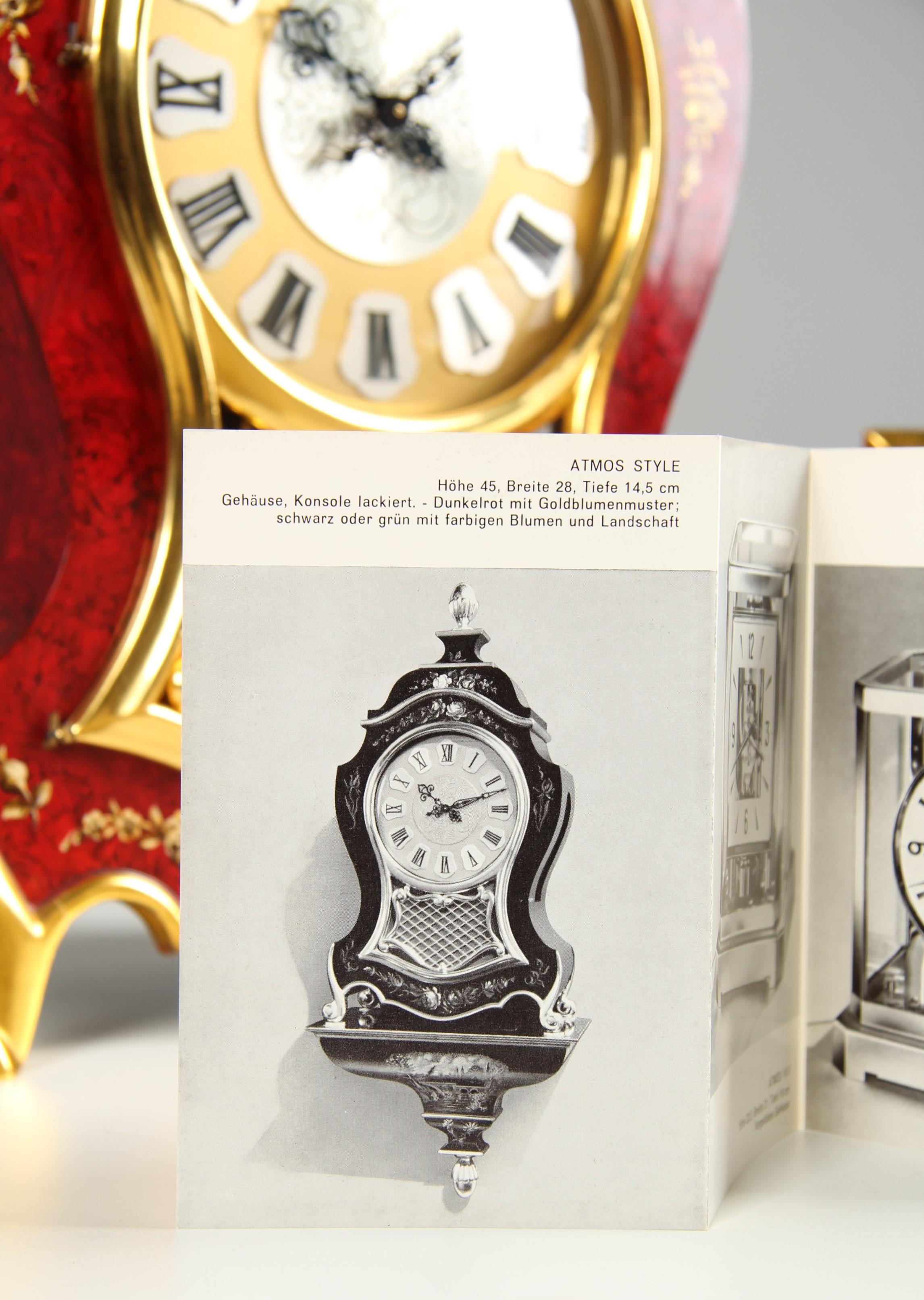 Jaeger LeCoultre, Atmos Neuchateloise with Wall Console, Switzerland, 1965 For Sale 8
