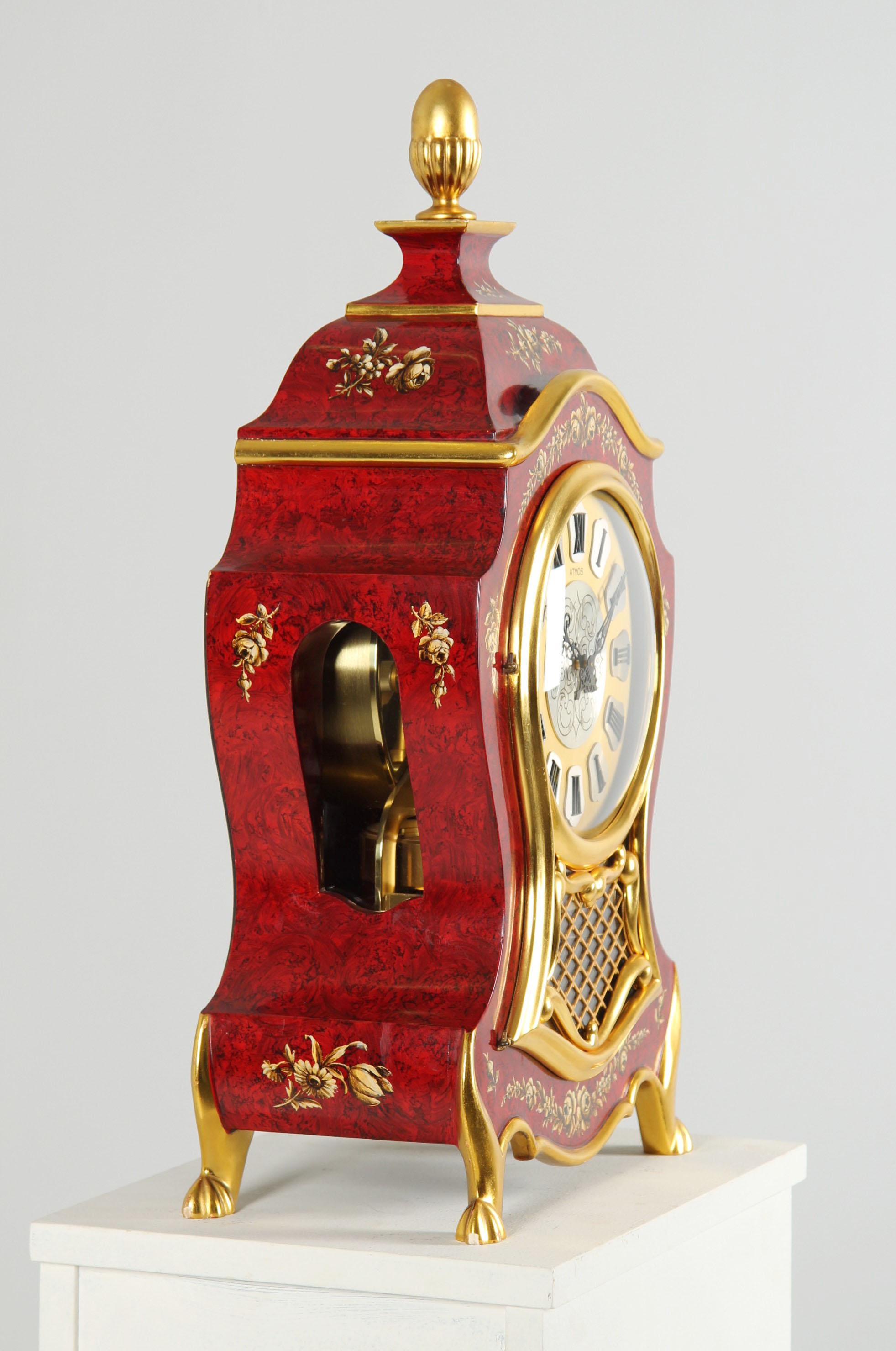 Wood Jaeger LeCoultre, Atmos Neuchateloise with Wall Console, Switzerland, 1965 For Sale