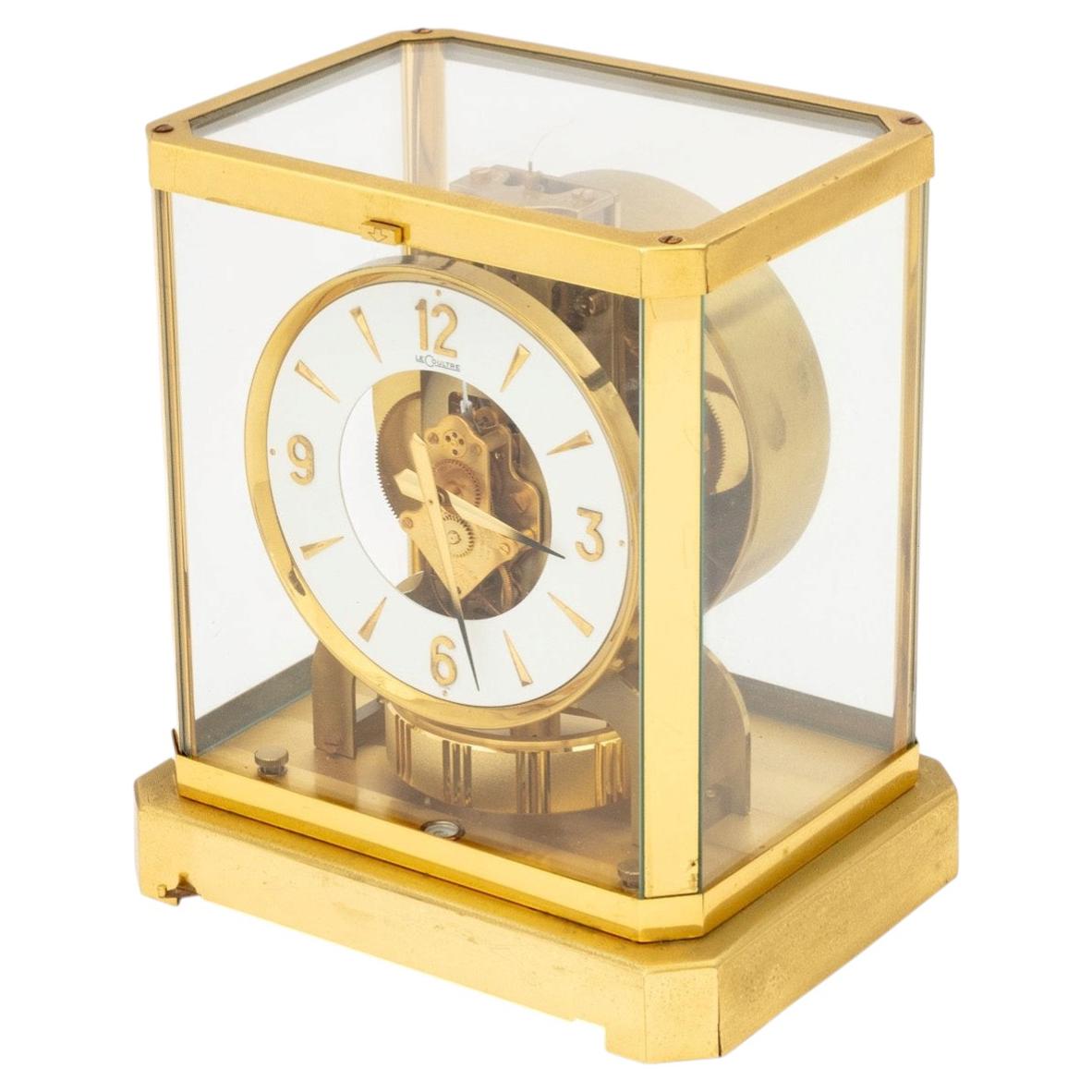 Jaeger-LeCoultre Atmos Perpetual Motion Brass Clock For Sale