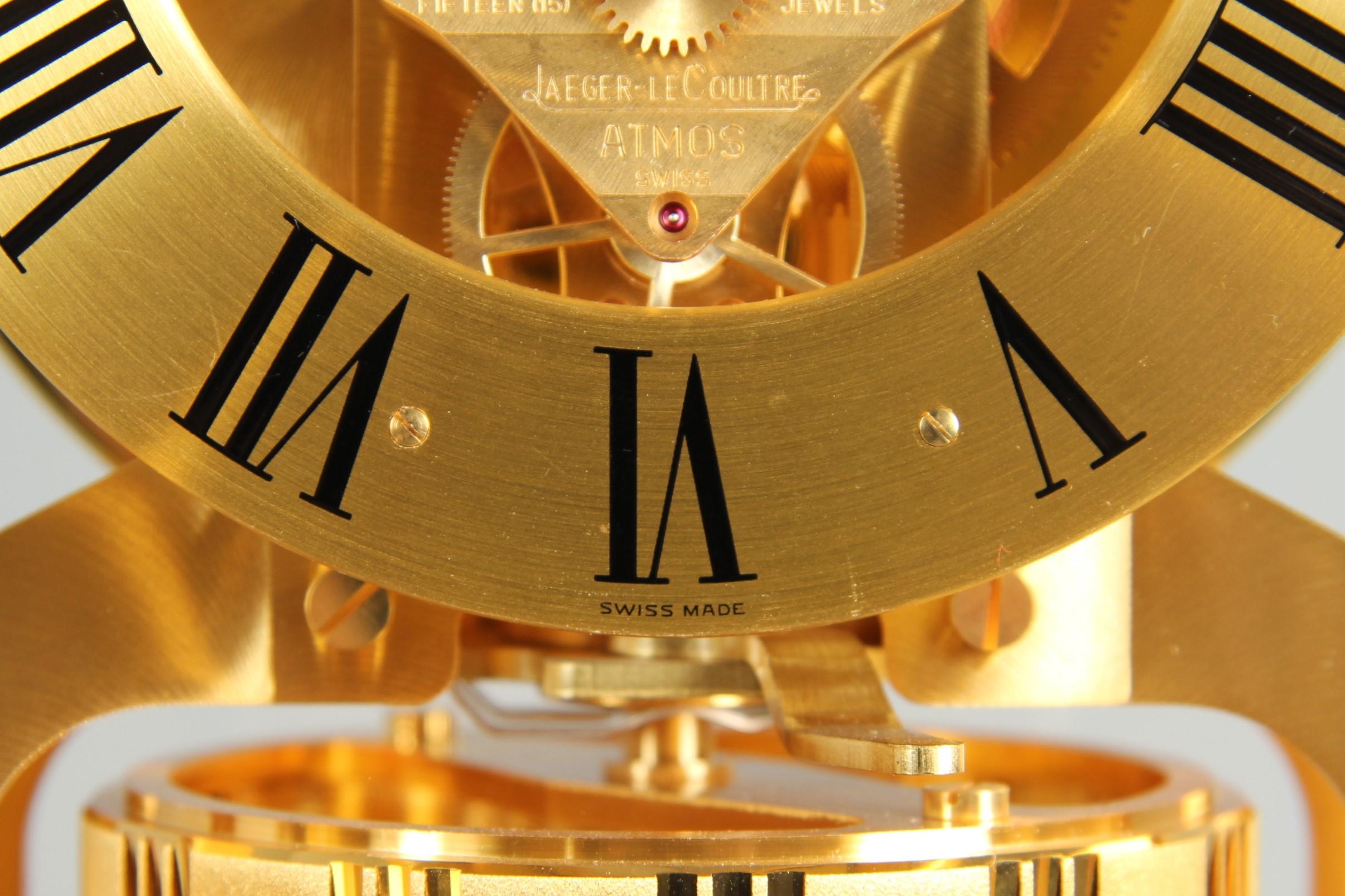 Late 20th Century Jaeger LeCoultre - Atmos Royale from 1980, Table Clock that LIVES ON AIR For Sale